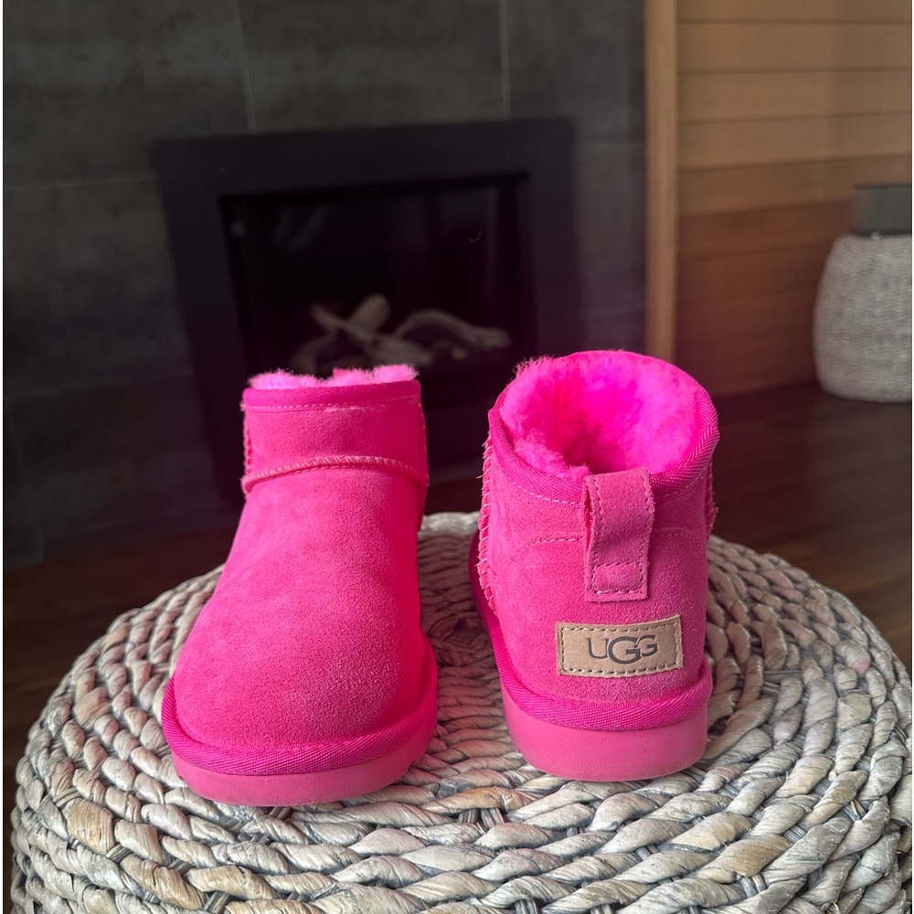 HOT PINK ULTRA MINI UGG BOOTS